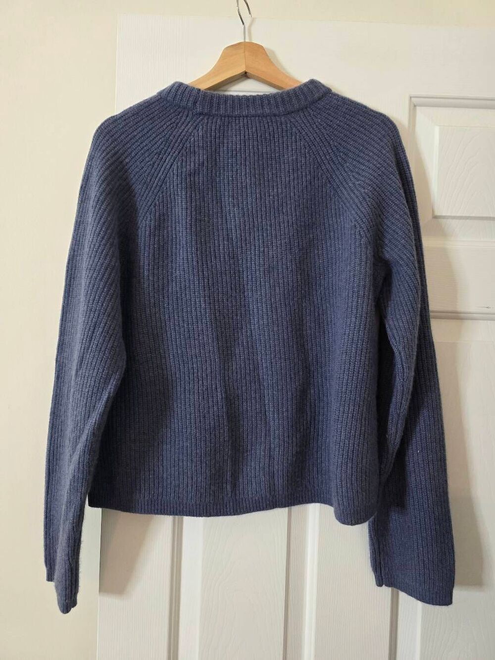 Quince Cashmere Sweater Blue Large - Picture 6 of 6